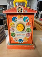 Ficher-price Teaching Clock Music box 100% werkend, Ophalen of Verzenden, Zo goed als nieuw