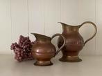 Set van 2 koperen kannetjes, Ophalen of Verzenden, Koper