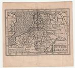 Inferior Germanica kleine kaart Nederland W. Blaeu ? 1635, Gelezen, Verzenden, Voor 1800, Landkaart