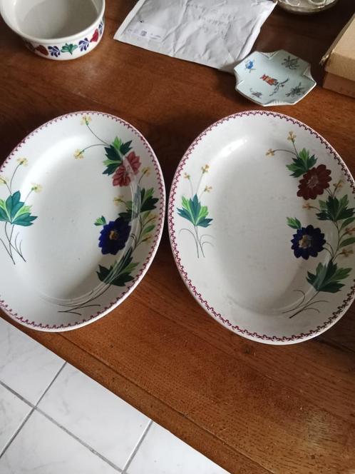 2 ovalen serveerschalen PETRUS REGOUT serie BRABANT, Antiek en Kunst, Antiek | Servies los, Ophalen of Verzenden