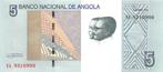 Angola 5 Kwansas banknote 2012 Unc pn 151Aa, Ophalen of Verzenden, Overige landen, Los biljet