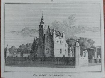 81 / Het Slot Moermont te Renesse Kopergravure uit 1754 beschikbaar voor biedingen