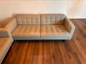Scandinavisch design bankstel – set van 2, nette staat