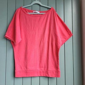 Roze top met vlindermouwen maat M beschikbaar voor biedingen