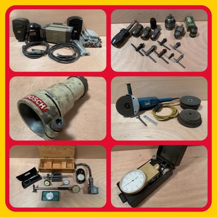 070. Haakse slijptol / Lastrafo / Micrometer / Toerenteller, Doe-het-zelf en Verbouw, Gereedschap | Handgereedschap, Ophalen of Verzenden