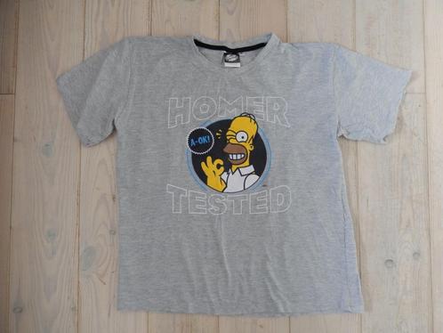 * The Simpsons grijs t-shirt Homer tested maat m *, Kleding | Heren, T-shirts, Zo goed als nieuw, Maat 48/50 (M), Grijs, Ophalen of Verzenden