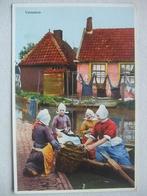 P50 Volendam - Meisjes in boot, Verzenden, 1920 tot 1940, Ongelopen, Noord-Holland