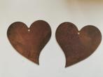 Cortenstaal, verroeste decoratie, hart, Ophalen