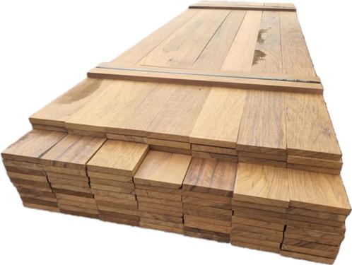 Hardhouten planken geschaafd 2.2x14.5 cm - nr: HP226, Tuin en Terras, Palen, Balken en Planken, Nieuw, Planken, Hardhout, Ophalen