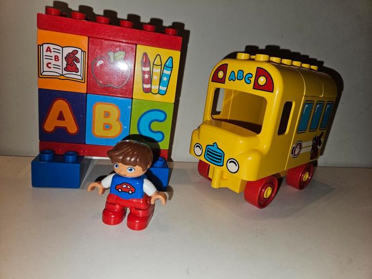 Lego Duplo 10603 Mijn Eerste Bus - Compleet!, Kinderen en Baby's, Speelgoed | Duplo en Lego, Gebruikt, Duplo, Complete set, Ophalen of Verzenden