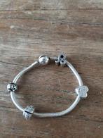 Pandora armband met bedels, Zo goed als nieuw, Zilver, Zilver, Ophalen