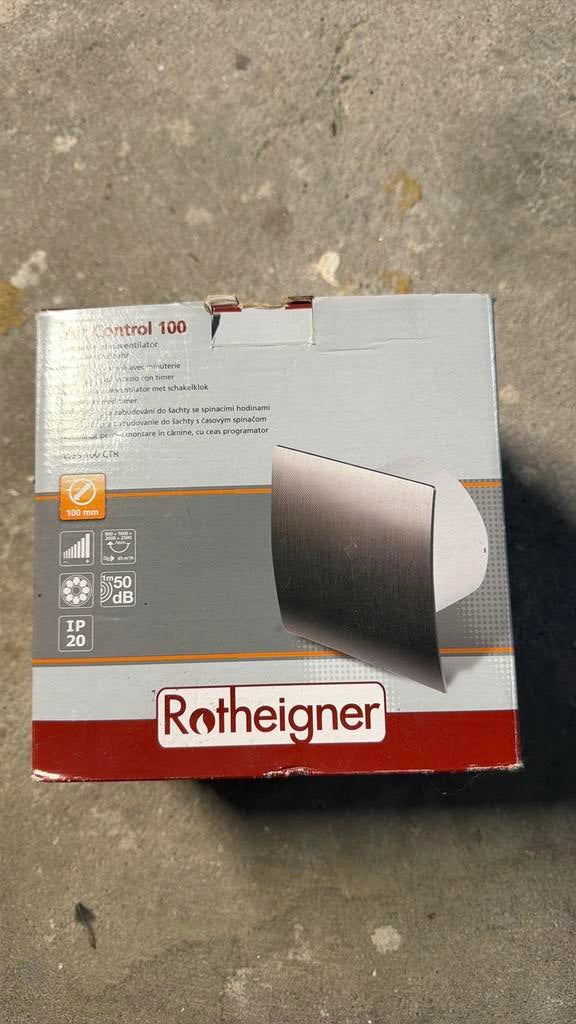 Rotheigner Air control 100, Ophalen of Verzenden, Nieuw, Ventilator