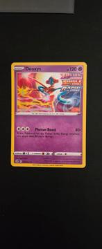 Deoxys Pokémonkaart - Fusion Strike, Ophalen of Verzenden, Zo goed als nieuw, Losse kaart, Foil