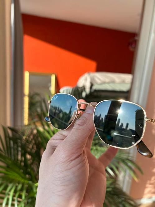Ray-Ban Hexagonal Flat Lenses RB3548N 001, Sieraden, Tassen en Uiterlijk, Zonnebrillen en Brillen | Heren, Zo goed als nieuw, Zonnebril