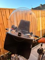 Bobike Fiets Voorzitje met Windscherm, Ophalen, Gebruikt, Voorzitje, Voetsteuntjes
