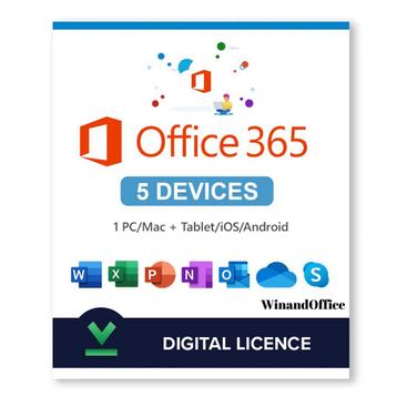 Office 365 2024 Pro | Levenslang | 5 Gebruikers / Apparaten beschikbaar voor biedingen