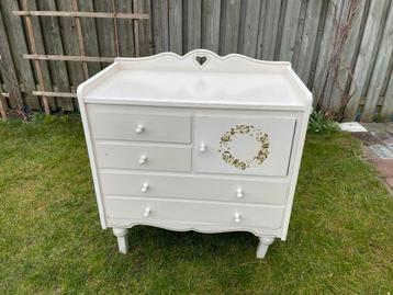 Vintage Commode uit 1977: SET met ledikant (zie andere adv) beschikbaar voor biedingen