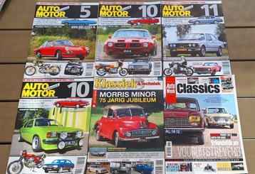 Diverse auto/motor Classic magazine's 11 stuks beschikbaar voor biedingen
