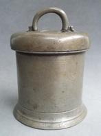 18 de eeuw Tin Tinnen Boterpot Boter Pot Hollands Rooskeur