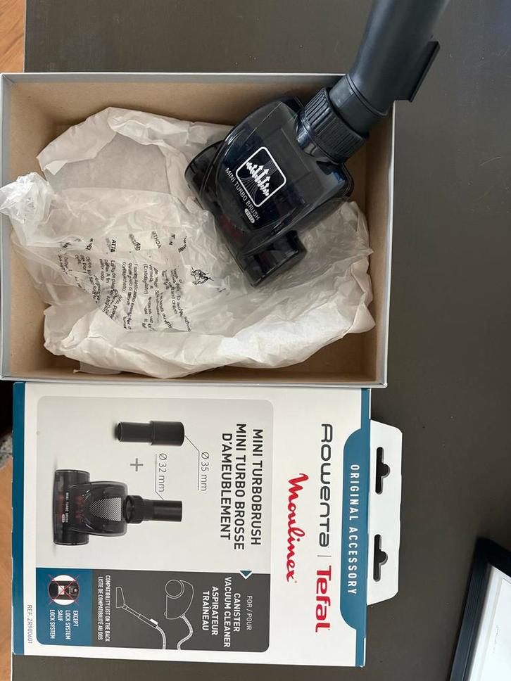 Rowenta Mini Turbo Brush Pro - Nieuw!, Witgoed en Apparatuur, Overige Witgoed en Apparatuur, Nieuw, Ophalen of Verzenden
