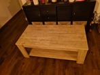 Houten salontafel met opbergplank 120x60, Ophalen