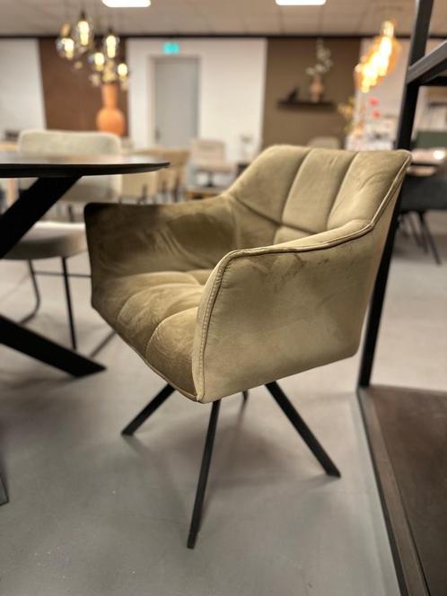 4x draaibare stoel - 4x eetkamerstoel draaibaar - 4x stoel, Huis en Inrichting, Stoelen, Nieuw, Drie, Bruin, Ophalen