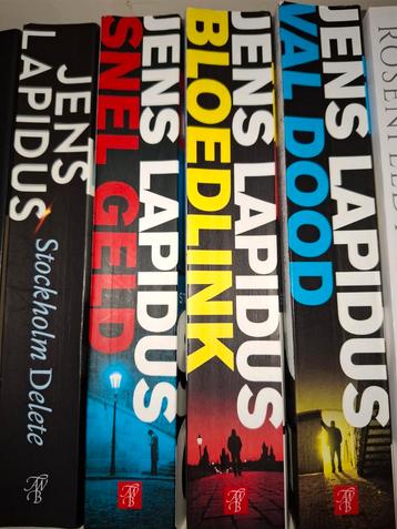 Jens Lapidus - 4 boeken beschikbaar voor biedingen