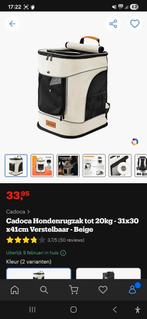 Hondenrugzak nieuw en ongebruikt, Dieren en Toebehoren, Ophalen, Nieuw