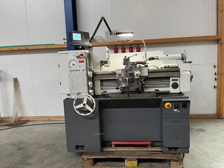 Schaublin 135 draaibank, Doe-het-zelf en Verbouw, Draaibanken, Zo goed als nieuw, Metaaldraaibank, 500 tot 1000 mm, Ophalen