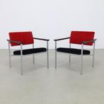 2x Vintage Fauteuil Minimalistisch (setprijs), Ophalen, Gebruikt, Minder dan 75 cm, X