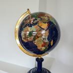 Zeer grote Globe Wereldbol van Lapis Lazuli h. 58 cm., Antiek en Kunst, Antiek | Woonaccessoires, Ophalen of Verzenden