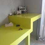 Licht fris groene tafel MDF gespoten, Ophalen, Gebruikt