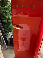 Rode SMEG Koelkast met Vriesvak - 3 Jaar Oud, Witgoed en Apparatuur, Koelkasten en IJskasten, Ophalen, 150 tot 200 liter, Gebruikt