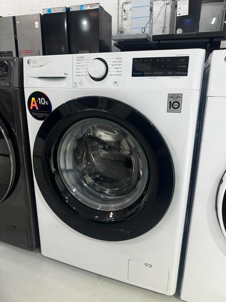 LG wasmachine, Witgoed en Apparatuur, Wasmachines, Zo goed als nieuw, Voorlader, 8 tot 10 kg, 85 tot 90 cm, 1200 tot 1600 toeren