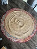 Vloerkleed jute, Ophalen, Gebruikt, Rond, 200 cm of meer