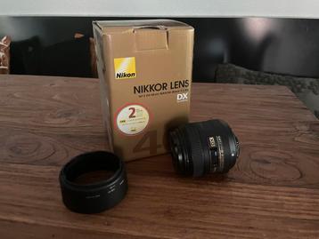 Nikon AF-S DX Micro NIKKOR 40mm f/2.8G beschikbaar voor biedingen