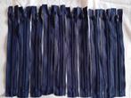 10 donkerblauwe Ritsen van 18 cm., Ophalen of Verzenden, Nieuw, Rits of Sluiting