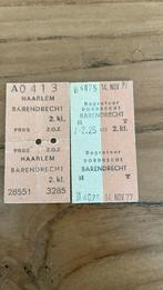 Treinkaartje Barendrecht, Verzamelen, Spoorwegen en Tramwegen, Ophalen of Verzenden, Zo goed als nieuw, Trein