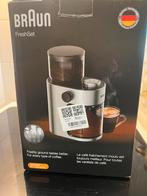 Mediamarkt-Zilverkleurige Koffie Grinder(BRAUN)., Witgoed en Apparatuur, Ophalen, Nieuw