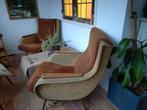 2 lady fauteuils 1950 Marco zanuso style, Ophalen, Gebruikt, 75 tot 100 cm, Stof