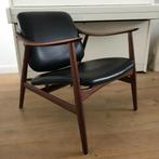 Deens design chair fauteuil stoel teak, Ophalen, Gebruikt, 75 tot 100 cm, Nvt