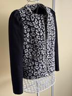 Mooi Mango Colbert Jasje Zwart/Wit - Maat XL, Zwart, Maat 46/48 (XL) of groter, Ophalen of Verzenden, Zo goed als nieuw