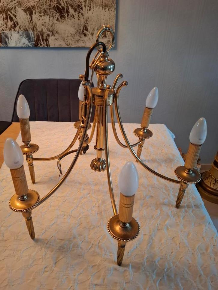 Prachtige lamp of kroonluchter Empire, Huis en Inrichting, Lampen | Kroonluchters, Zo goed als nieuw, Ophalen