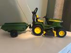 Bruder John Deere X949 Grasmaaier met Aanhanger, Verzamelen, Ophalen of Verzenden, Zo goed als nieuw