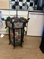 Chinese lantaarn chandelier, 20e eeuw, Ophalen of Verzenden, Gebruikt, Glas, 50 tot 75 cm