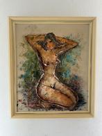Schilderij naakt, Antiek en Kunst, Kunst | Schilderijen | Modern, Ophalen