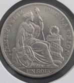 Peru 1 Sol 1896 (zilver), Verzenden, Zuid-Amerika, Losse munt, Zilver