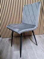 4 Velvet Eetkamerstoelen  - Nieuw, Huis en Inrichting, Stoelen, LaVe Outlet, Nieuw, Ophalen of Verzenden, Metaal