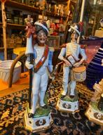 Zeer bijzonder porseleinen militaire figuren, Ophalen of Verzenden