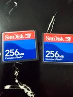 SanDisk CompactFlash 256MB - Vintage geheugenkaart, Audio, Tv en Foto, Fotografie | Geheugenkaarten, Gebruikt, SanDisk, Minder dan 2 GB